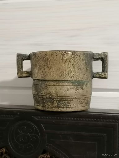 Ступка бронзовая.