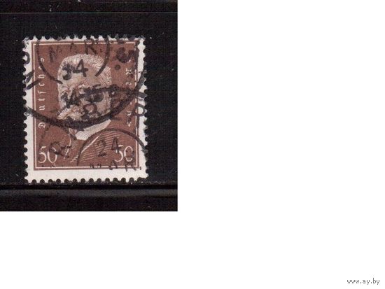 Германия(Рейх)-1928,(Мих.420) гаш. , Стандарт, Президент Гинденбург(5)(менее 10 % каталога)