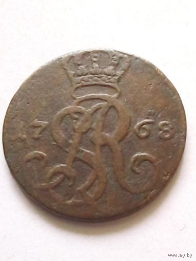Грош 1768 г.Станислав Август Понятовский.