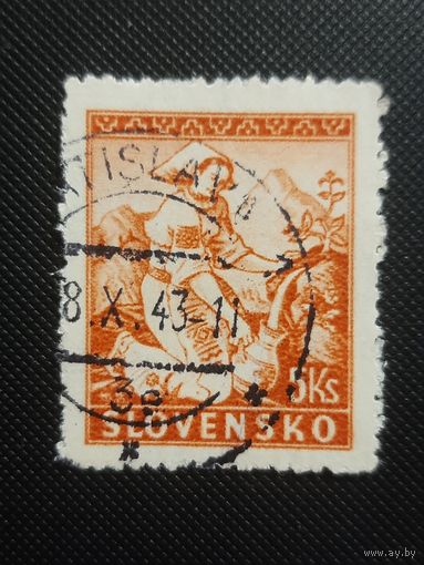 Словакия. С/хозяйство. 1939г. гашеная