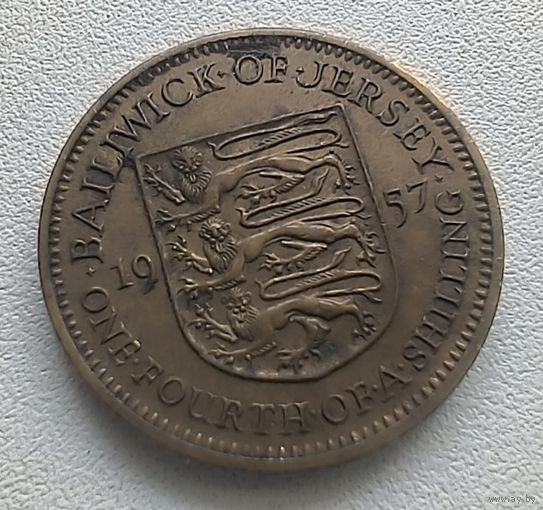 Джерси 1/4 Шиллинга, 1957 6-4-32