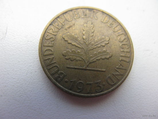 ФРГ 10 пфенниг 1973  G.   ( редкость -  G. )