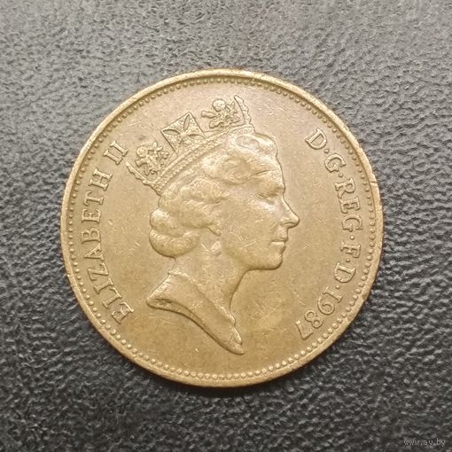 2 пенса 1987 Великобритания