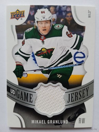 Хоккейная карточка НХЛ джерси Mikael Granlund (Миннесота)