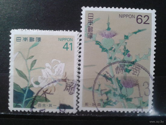 Япония, 1993. Цветы, полная серия