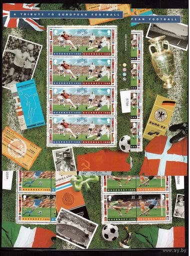 Гернси-1996 (Мих.693-700) ** м/л, Спорт, футбол