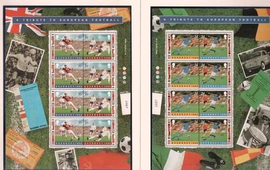 Гернси-1996 (Мих.693-700) ** 4 м/л, Спорт, футбол, сборная СССР