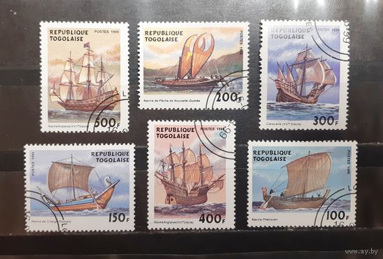 Того. 1999 год. Флот. Парусники (921)
