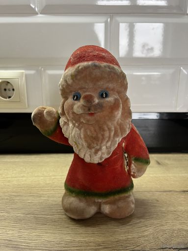 Игрушка из флока Дед Мороз