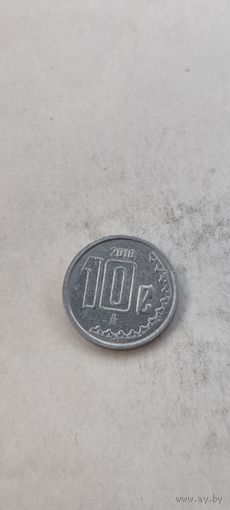 Мексика 10 цент 2010