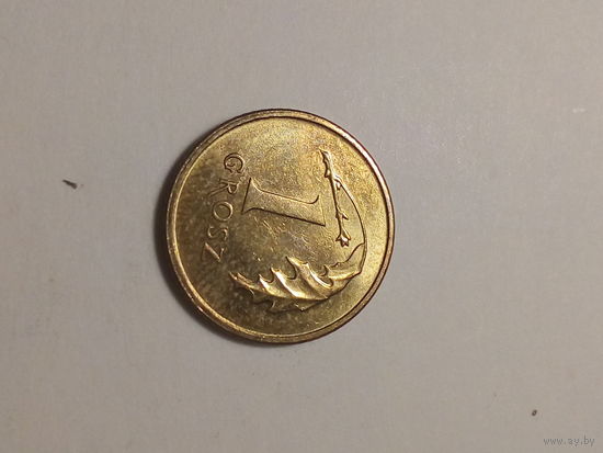 1 грош Польша 2024 год