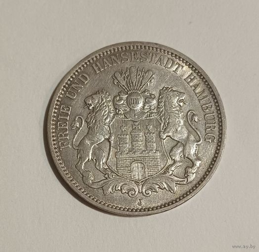 3 мароки 1911 г. 900пр., Гамбург. Германия.Тираж 922 000 т.