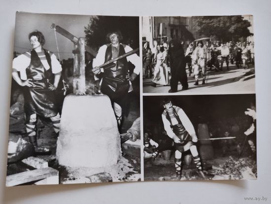 Чистая польская открытка с кадрами дней культуры в Думарки. 1969г.