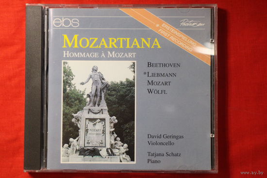 Ludwig van Beethoven, Helene Liebmann, Wolfgang Amadeus Mozart, Joseph Wolfl, David Geringas, Tatjana Schatz-Geringas - Mozartiana - Hommage a Mozart (1992, CD)