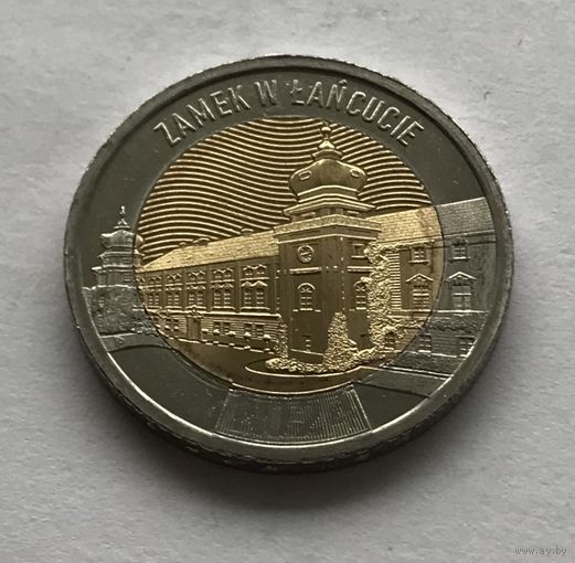 Польша 5 злотых 2024 - Ланьцутский замок - UNC!