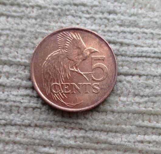 Werty71 Тринидад и Тобаго 5 центов 2007 Райская птица