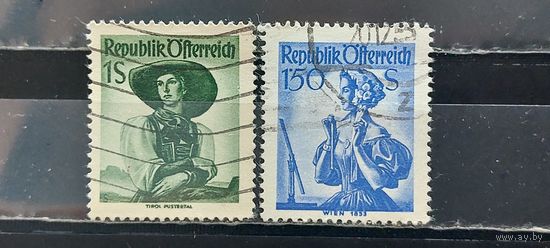 РАСПРОДАЖА АВСТРИЯ 1951г. Полная серия. Гаш.