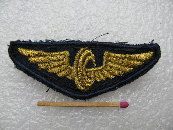 Нашивка МПС. золотая нитка