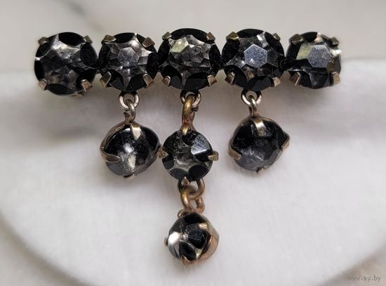 Брошь винтажная серебро