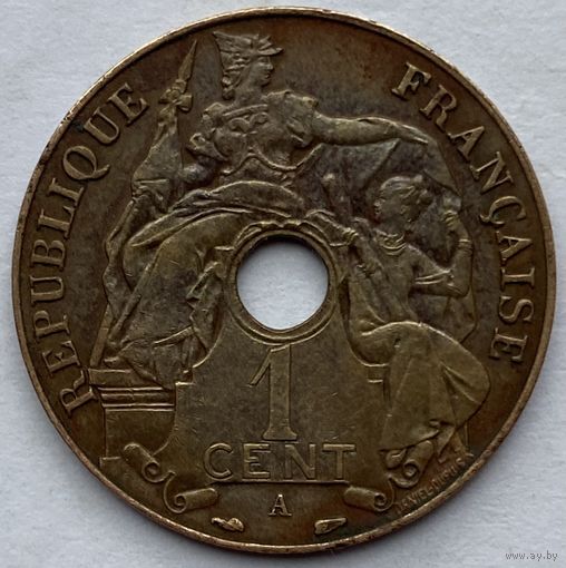 Индокитай Французский 1 сантим 1939 г.