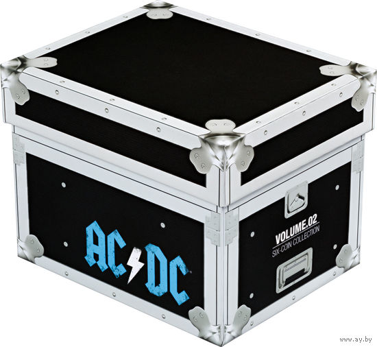 Набор из 6 памятных цветных монет AC/DC  2022–2023 гг., посвященных 45-летию ACDC VOL.2