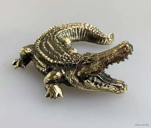Статуэтка Крокодил Бронза