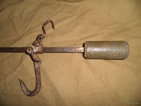 Старинный Курляндский безмен(польского типа),измерение в фунтах,начало 20-го века.С рубля.