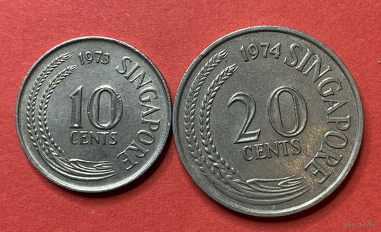 Сингапур, 2 монеты