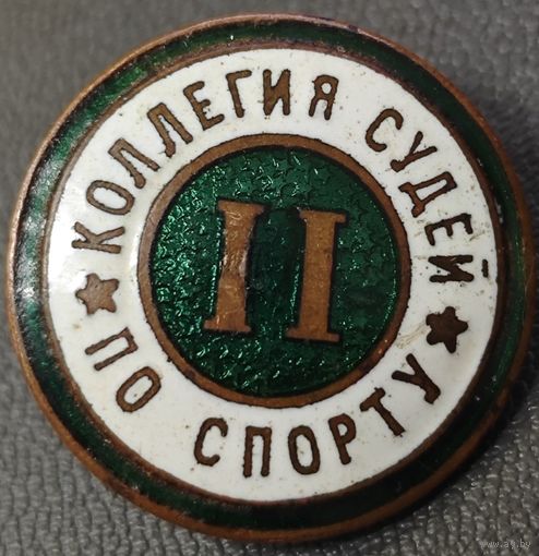 Знак в тяжелом металле. Коллегия судей по спорту