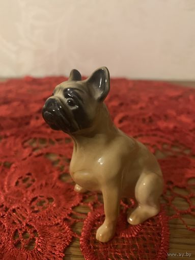 Статуэтка собака дог. Астраханский фарфоровый завод