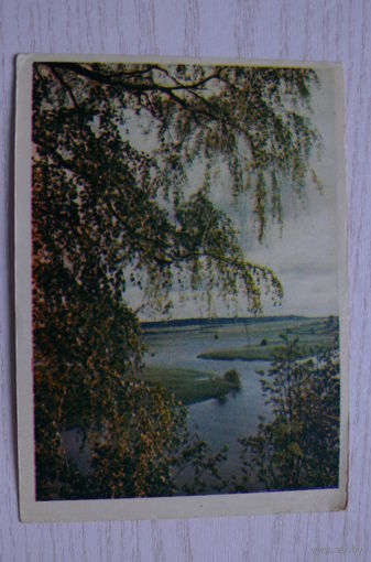 Природа. Пушкинский заповедник. Река Сороть; 1956; чистая.