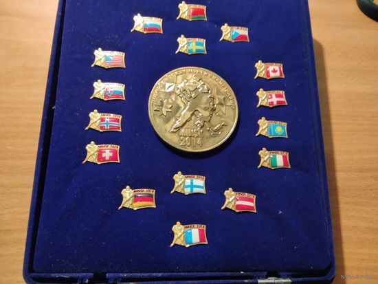 Набор хоккей Чемпионат мира Минск 2014.