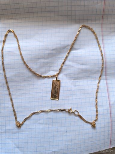 Цепочка с кулоном. Au 585