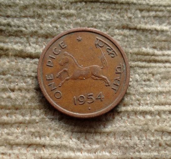 Werty71 Индия 1 пайс 1954 Лошадь Конь
