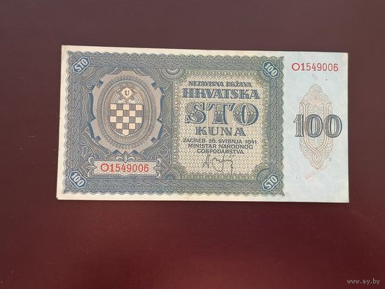 Хорватия  100 кун 1941
