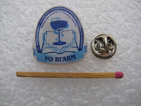 Знак-фрачник. УО ВГАВМ. Витебская Государственная Академия Ветеринарной медицины. цанга