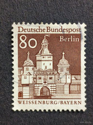 Германия 1966. Берлин. Здания Германии 12 века. Эллинген-Гейт, Вайсенбург / Бавария