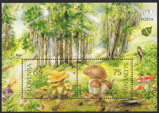 Словения 1996. Флора. Грибы блок (149)