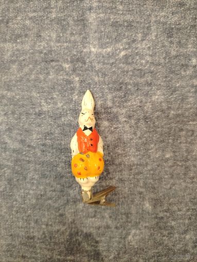 Все лоты с 1 Рубля. Елочная игрушка СССР. Заяц. Зая. Зайка.