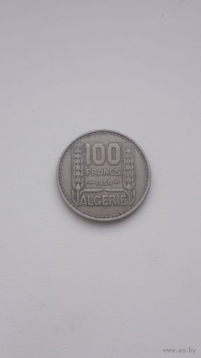 ФРАНЦУЗСКИЙ АЛЖИР 100 франков 1950 год