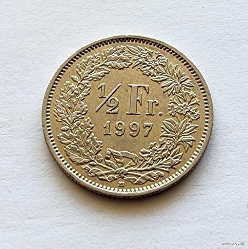 Швейцария 1/2 франка, 1997