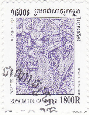 Барельеф, Ангкор-Ват. 1999 год