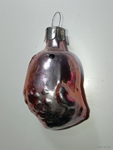 Ёлочная игрушка  - Воробей . СССР  .