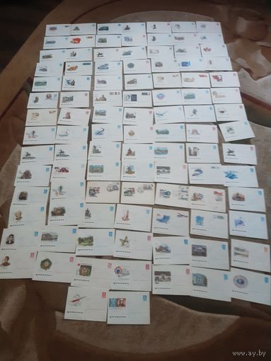 100 конвертов СССР.