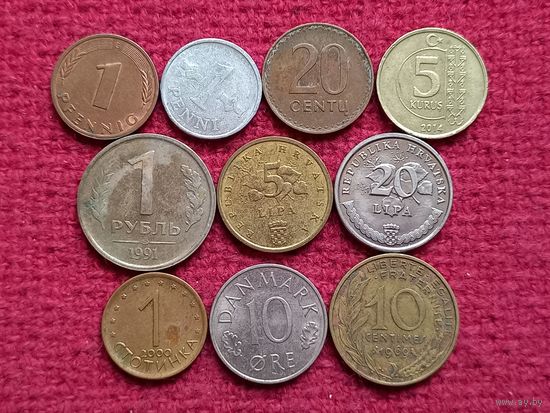 Лот монет Мира