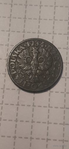 2 грош Польша 1934 год