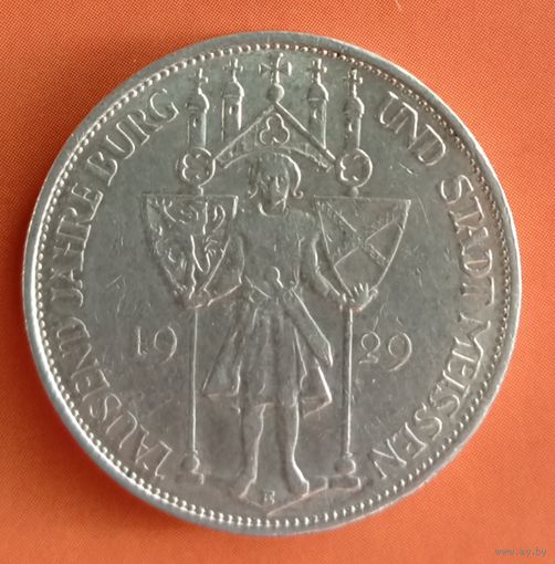 3 марки 1929 Е. 1000 лет Мэйсону. Веймарская республика. Редкость
