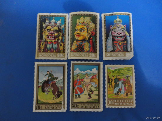 Марки Монголии