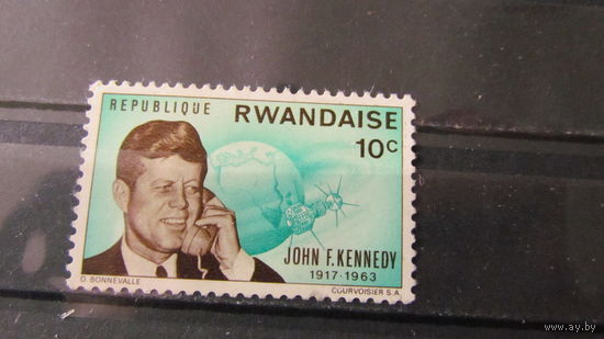 Руанда 1965г. 2-я годовщина смерти Джона Ф. Кеннеди, 1917-1963 **