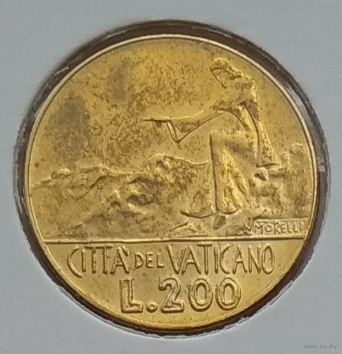 Ватикан 200 лир 1978 г. В холдере